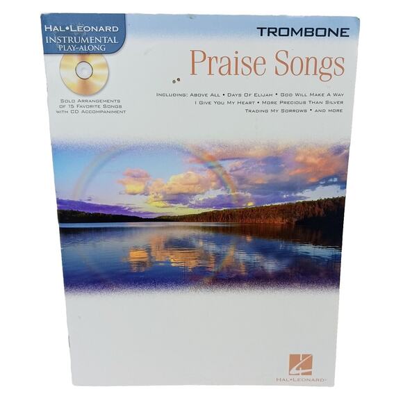Praise Music BOOK TROMBONE Instrumental Play along 15 SONGS w CD Worship Gospel - Picture 14 of 14
